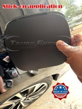Fit1996-2000 Honda Civic Carbon Fiber Black Flat Gas Cap Cover Stick-on Fit1996-2000 Honda Civic Carbon Fiber Black Flat Gas Cap Cover Stick-on
