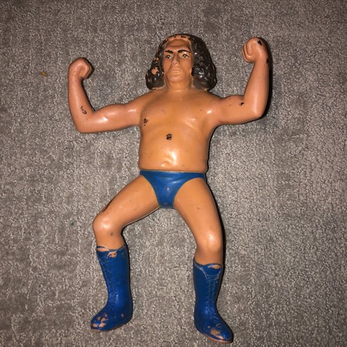 LJN WWF Andre The Giant Long Hair Titan Vintage 19...