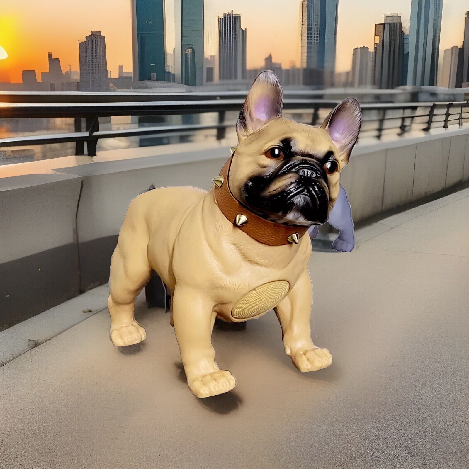 Big Dog Wireless Bluetooth Speaker with USB, FM Radio, Rechargeable, 3LB, 18x7x8 Inches, Model Y 545-image