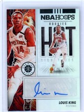 louis king 2019-20 panini hoops premium stock prizm auto pistons