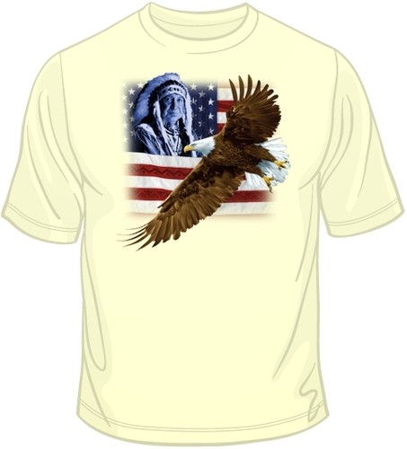 Indisch, USA T-Shirt Flagge & Eagle Sie wählen Stil, Größe, Farbe 10545 - Bild 11 von 11