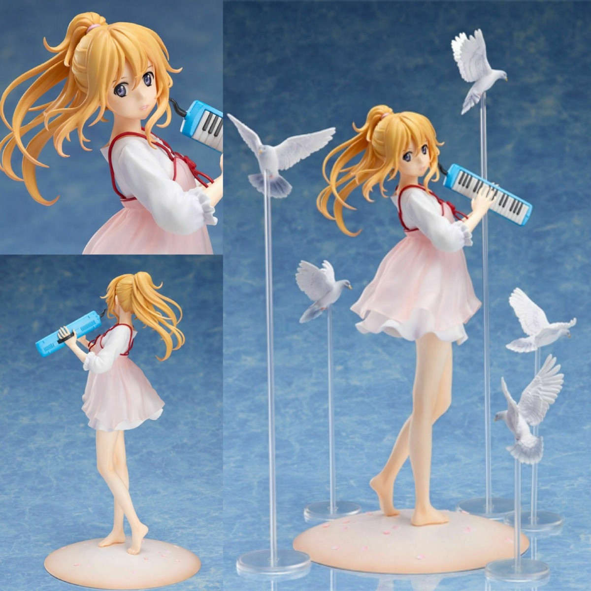 Anime Your Lie in April Miyazono Kaori 1/8 Figure Cute Girl Toy