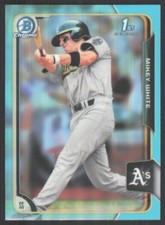 2015 Bowman Draft Chrome Sky Blue Refractor 1st Mikey White #119