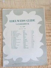 1908 EDELWEISS GLIDE-VANDERBECK MUSIC SHEET*SSF