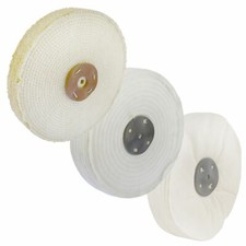 10" Coarse / Medium / Fine Polishing Mop Buffing Pad Metal Scratch Removal