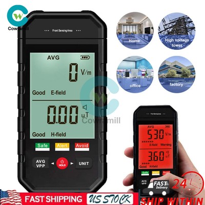 Electromagnetic Radiation Tester EMF Meter Electric Magnetic Field Detector LCD