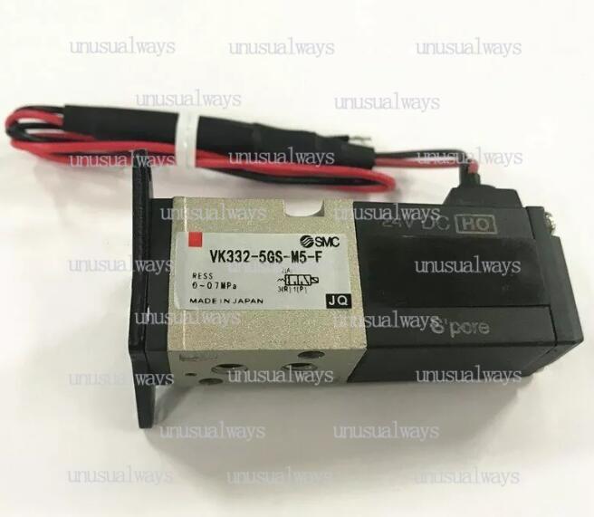 One New SMC solenoid valve VK332-5GS-M5-F