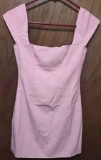 Women's Sleeveless Simple Pink Mini Dress Size EXTRA SMALL 