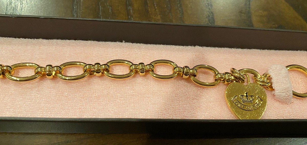 JUICY COUTURE YJRU0904 GOLD TONE 7.5