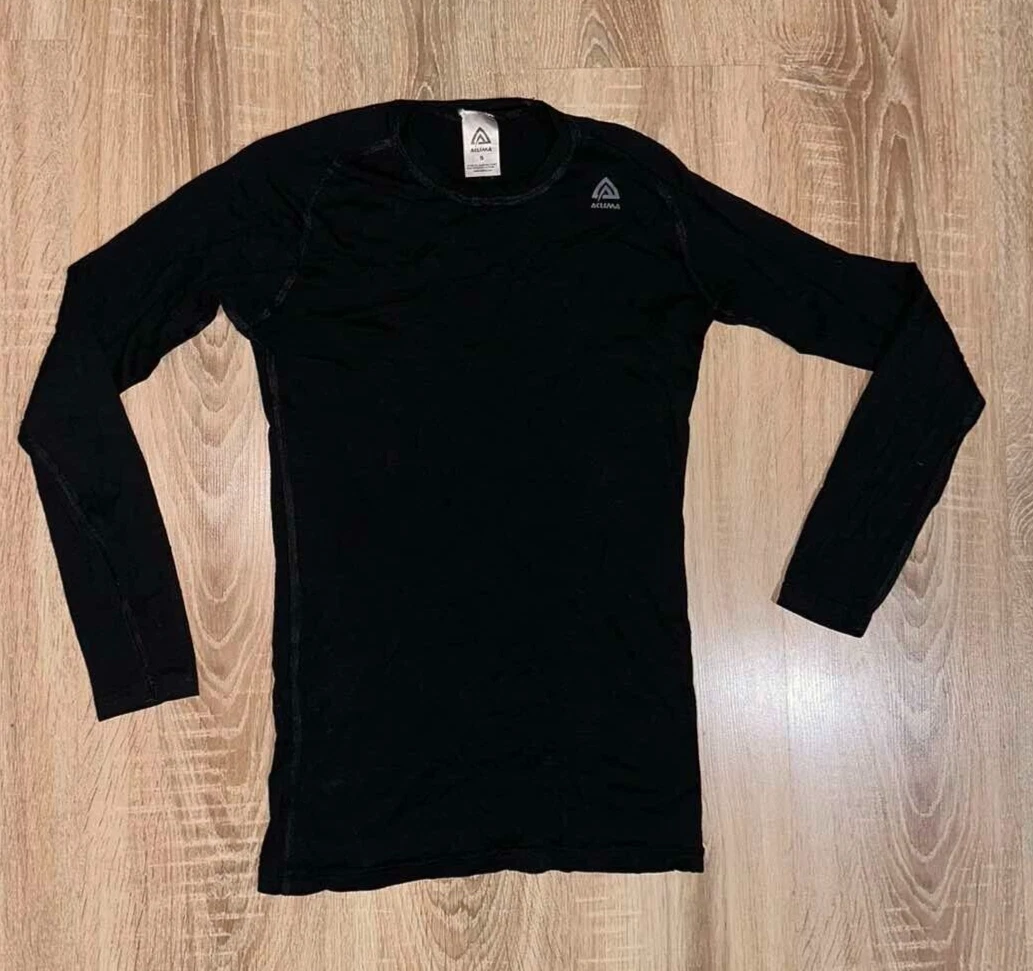 Aclima Women's 100% Merino Wool Thermo Mountain Hiking Warm Base Layer Top SZ S