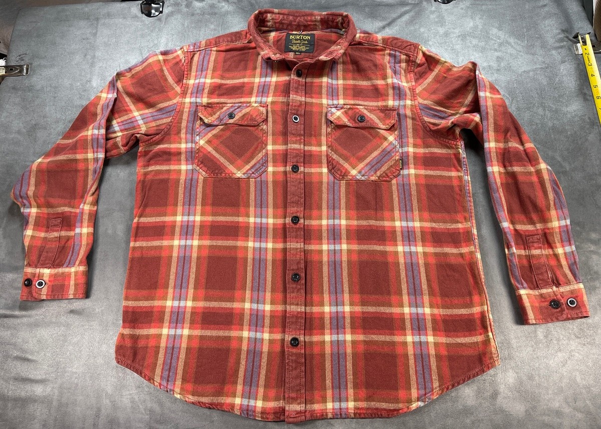 burton dress shirts Burton | Shirts | Burton Flannel Button Up Collared Shirt Top Light Gray  Medium