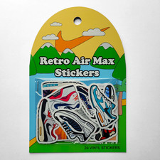 Retro Air Max Nike Sneaker Stickers Set Of 24 Vinyl Stickers Air Max 90 Infrared
