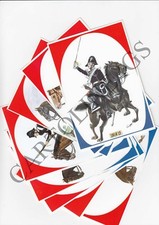 8 cartoline Uniformi storiche Carabinieri italiani - Serie completa (2)