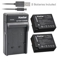 DMW-BLC12 Battery Slim USB Charger for Panasonic Lumix DMC-G7 DMC-GX8 DMC-G85