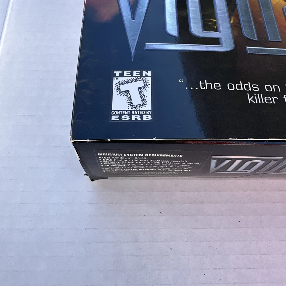 SEALED Vigilance (PC-CD, 1998) for Windows 95/98 Complete Big Box New Sealed NIB - Image 4 of 4