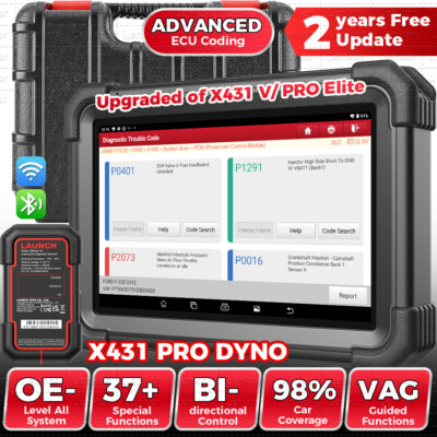 LAUNCH X431 PRO TT Elite DYNO PRO 5 KFZ OBD2 Diagnosegerät ALLE SYSTEM Programm