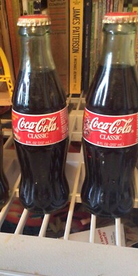 1998 Christmas coke a cola Bottles