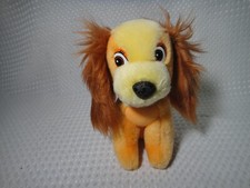 Vintage Disney Lady and the Tramp Plush 7" Stuffed Dog Figure