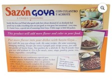 Sazon Goya Con Culantro Y Achiote Coriander  Annatto Seasoning, 36 Packets