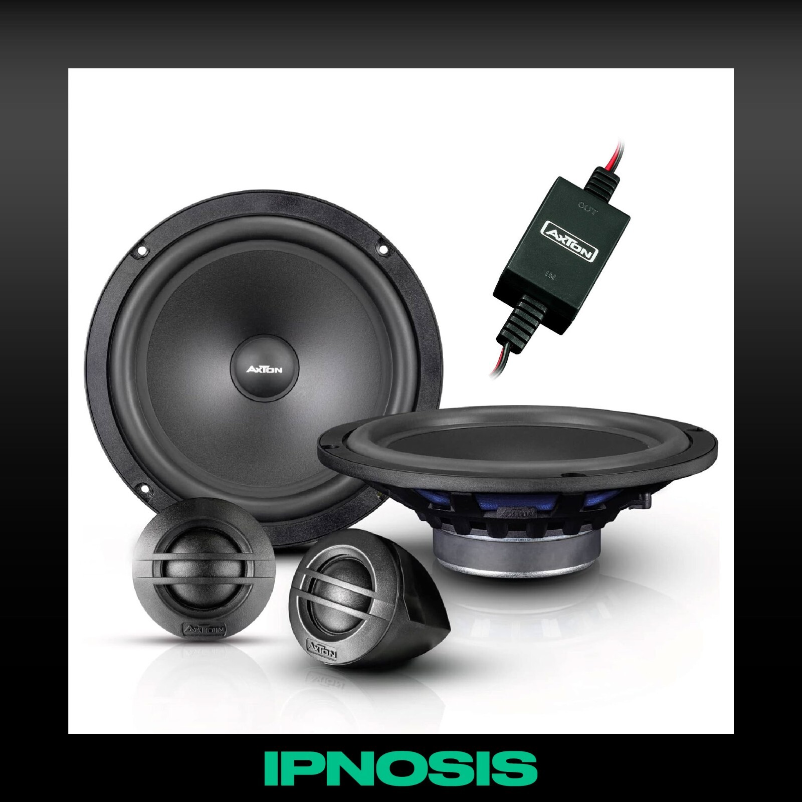 Axton ATC200S | Coppia altoparlanti a 2 vie da 20 cm, 100 W RMS, 92 dB