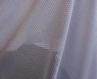 Sport Mesh White Polyester Mesh Netting 58" Wide Fabric by the Yard D466.04