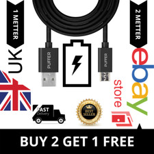 Fast Micro USB Cable Charger Lead For Samsung Galaxy Kindle Android Tablet 1m 2m