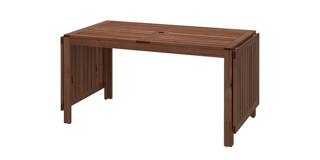 IKEA Gartentisch braun Ausklappbar Äpplarö günstig kaufen ...