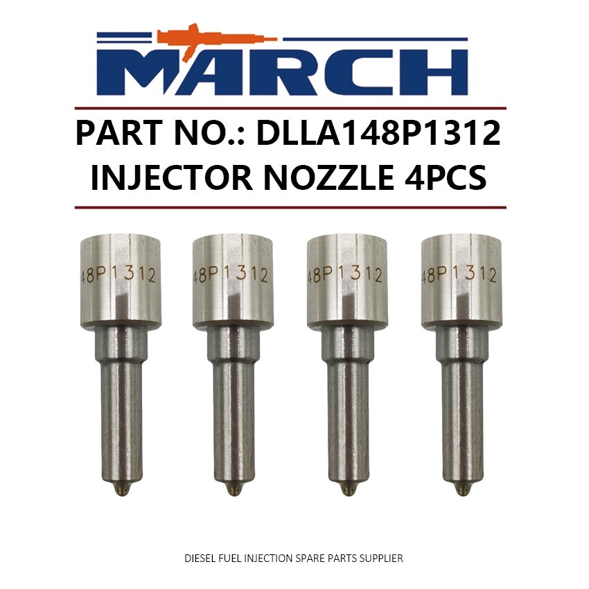 4PCS Fuel Injector Nozzle DLLA148P1312 for Nissan Patrol ZD30 3.0d