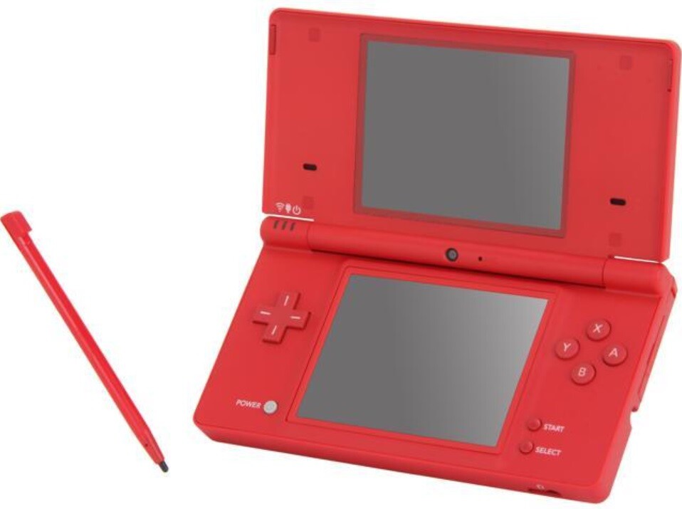 Nintendo DSi Red Video Game Console + GAMES BUNDLE 45496443757