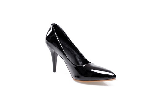 Zapatos de tacón alto de aguja de charol para mujer 4 colores - Imagen 10 de 28