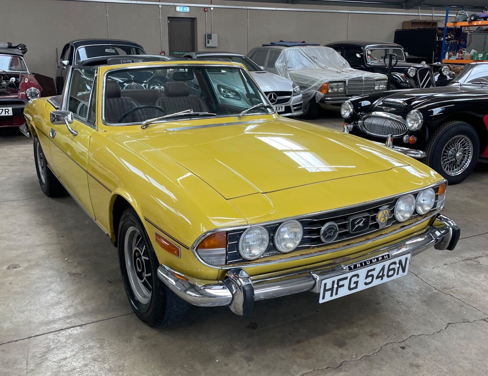 Triumph Stag 1975 3.0 V8 Manual Mimosa Yellow eBay