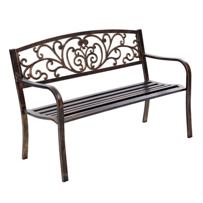 spring tree garden bench - australian made metal garden
