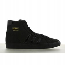 Adidas Originals Basket Profi ® (uomo UK_6.5 & 9) nero/oro nuovissime
