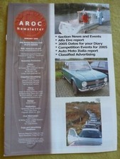 ALFA ROMEO OWNERS CLUB NEWS LETTER / JAN 2005 / AUTO MOTO ITALIA REPORT