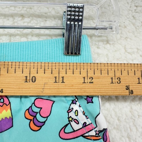 2 Childrens Place Girls 10 Blue Rainbow Unicorn Graphic Elastic Waist Pockets - Picture 3 of 18