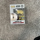 Funko Pop! Vinyl: Star Wars - Princess Leia (Gold/Chrome) - Hot Topic...