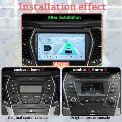 Android Auto Car Radio for Hyundai IX45 Santa Fe 2013 - 2017 Dash Cam