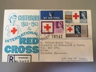 GB STAMPS RARE FIRST DAY COVER 1963 RED CROSS WARWICK TO RHODESIA