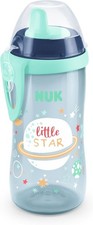 NUK Kiddy Cup Night Trinkbecher Kleinkinder Auslaufsicher Mundstück Blau 300ml