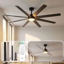  Inch Large Ceiling Fans with Lights and Remo...