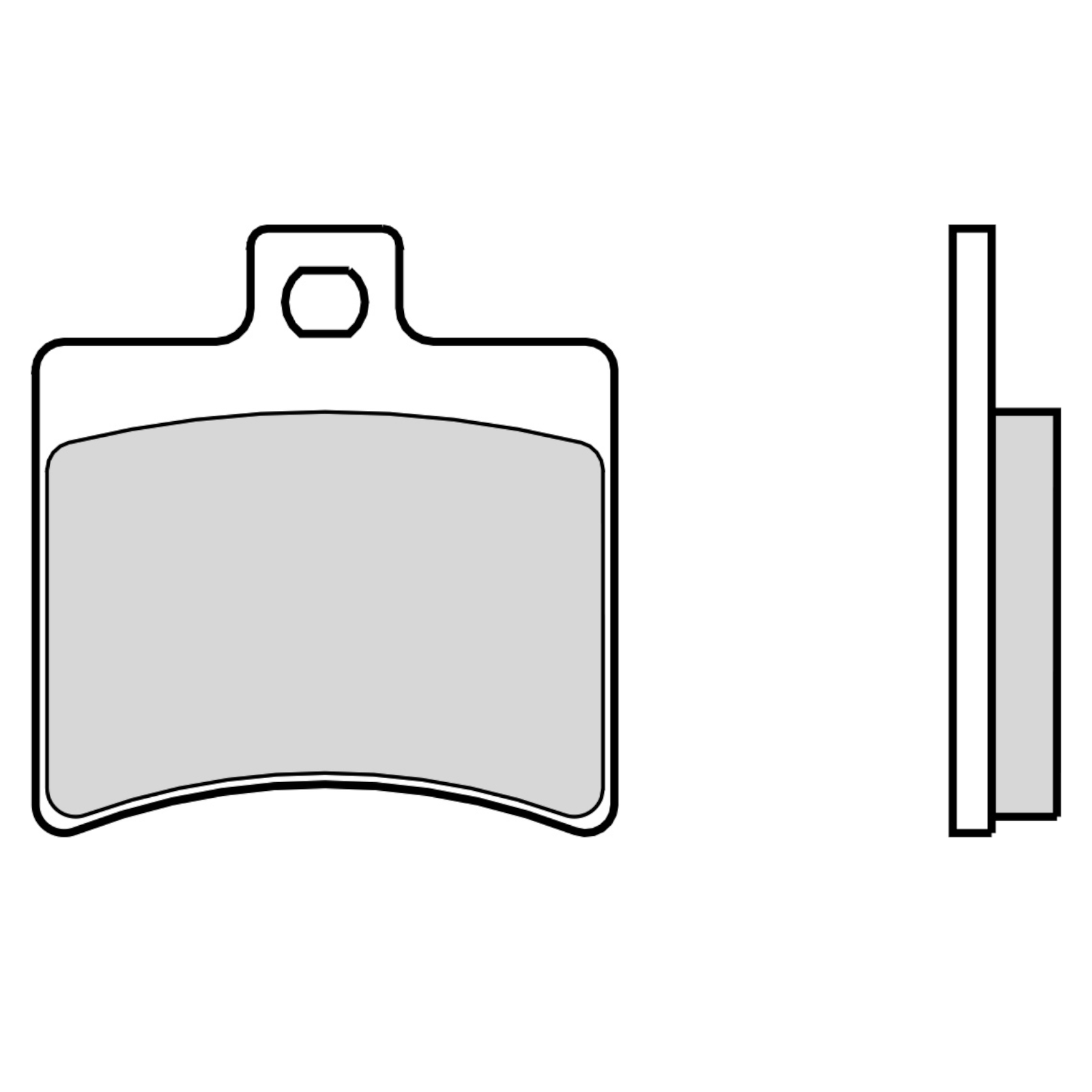 Brake Pads for APRILIA ATLANTIC 250 2003-2008 Rear Scoot Brembo - Image 25