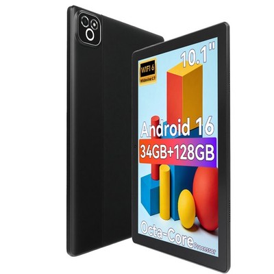 AEEZO X6 Android 16 Tablet 10,1 Zoll 34 GB + 128 GB,6000 mAh,5MP+8MP IPS HD