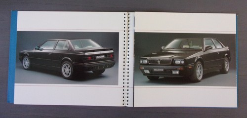 MASERATI RACING orig 1991 Spiral Bound Sales Brochure - Italian Text - Picture 8 of 10