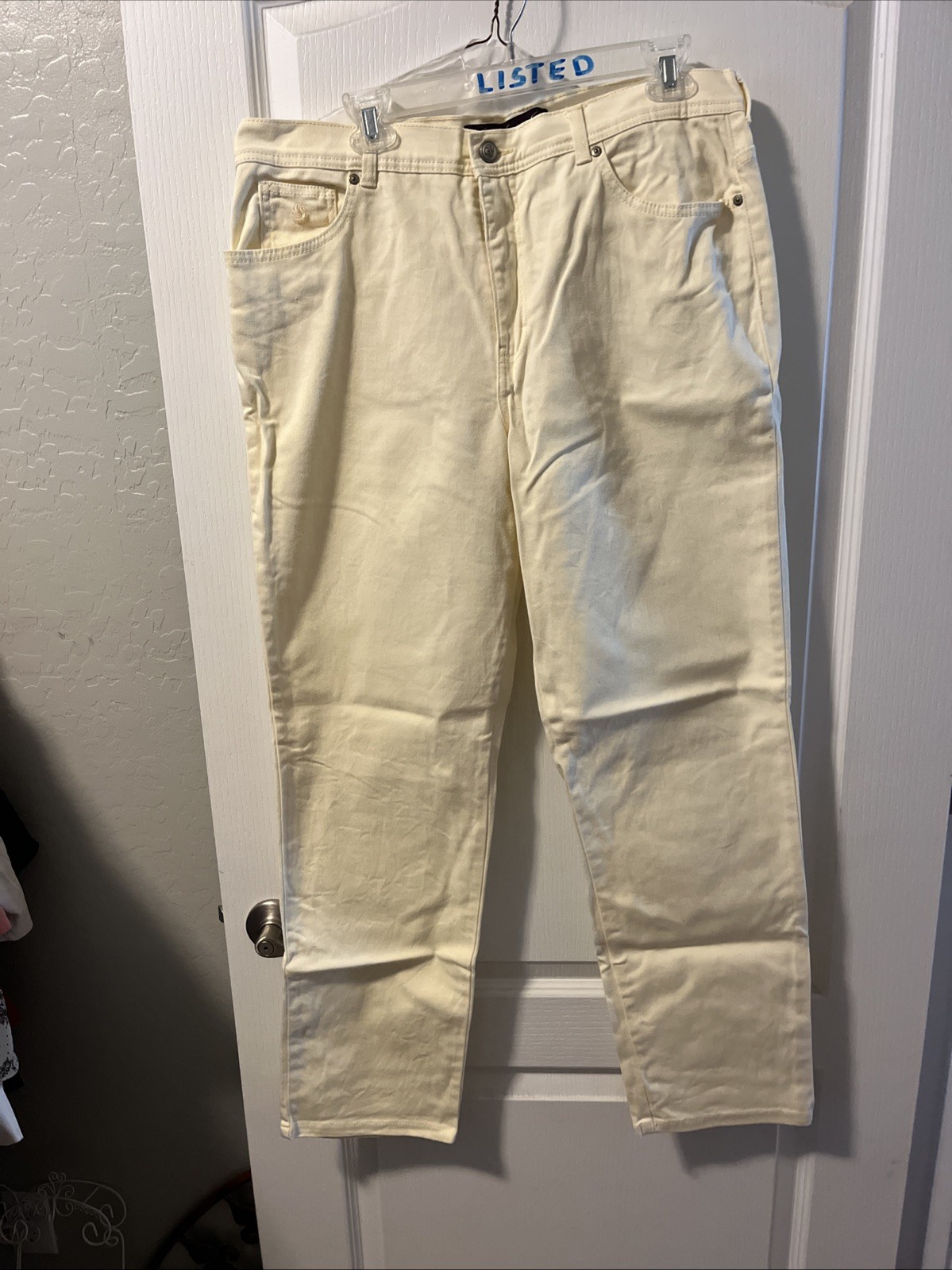 -light Yellow Straight Leg.