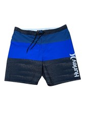 Hurley Colorblocked Swim Trunks Board Shorts Men s Size 38 Casual Summer Wear