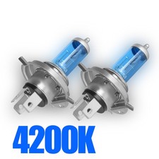 2x H4 [472/P43T] 100/90w Super Warm White Halogen Headlight Bulbs 12v