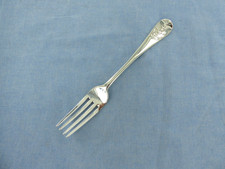 EINE ANTIKE STERLINGSILBER ADMIRALIT&Auml;TSMUSTER SPEISEGABEL, LONDON 1857