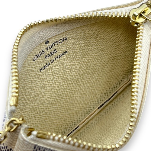 Louis Vuitton Damier Azur Pochette Cles Coin Purse and Keychain - Picture 8 of 23