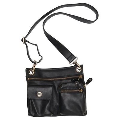 Roots, Umhängetasche, Damen, Schwarz, Einfarbig, 27, 5, 22 cm #bjw