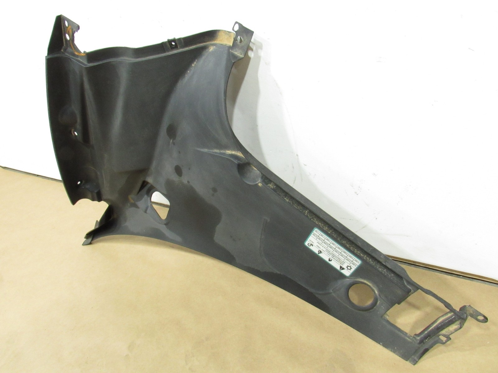15-19 Ferrari 488 Spider 2017 Left Under Windshield Cowl Cover Trim Panel ;@2